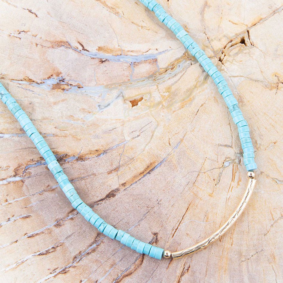 Little Bit Turquoise Necklace - Barse Jewelry