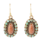 Little Sedona Turquoise and Goldstone Earring - Barse Jewelry