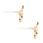 Longhorn Bronze Stud Earrings - Barse Jewelry
