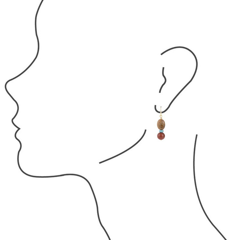 Longview Multi Stone Earrings - Barse Jewelry