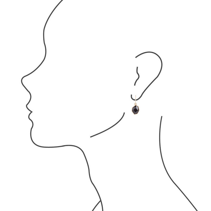 Lucky 7's Earrings - Onyx - Barse Jewelry