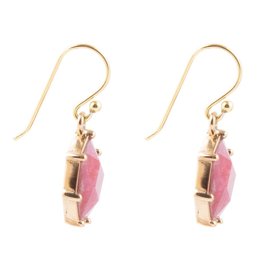 Lucky 7's Earrings - Rhodonite - Barse Jewelry