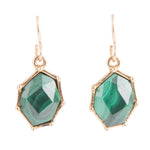 Lukcy 7's Earrings - Malachite - Barse Jewelry