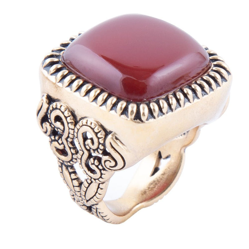 Madiera Carnelian Statement Ring - Barse Jewelry