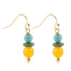 Magnesite and Jade Drop Earrings - Barse Jewelry