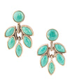 Make an Entrance Green Turquoise Post Earrings - Barse Jewelry