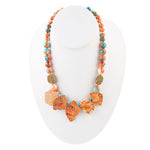 Mandarin Orange Jasper Statement Necklace - Barse Jewelry