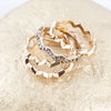 Marcasite and Bronze Stack Ring Set - Barse Jewelry