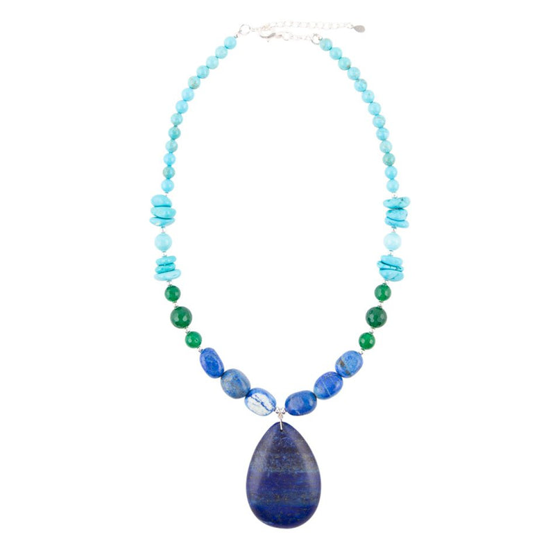 Maritime Lapis Necklace - Barse Jewelry
