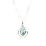 Melita Turquoise and Sterling Silver Necklace - Barse Jewelry