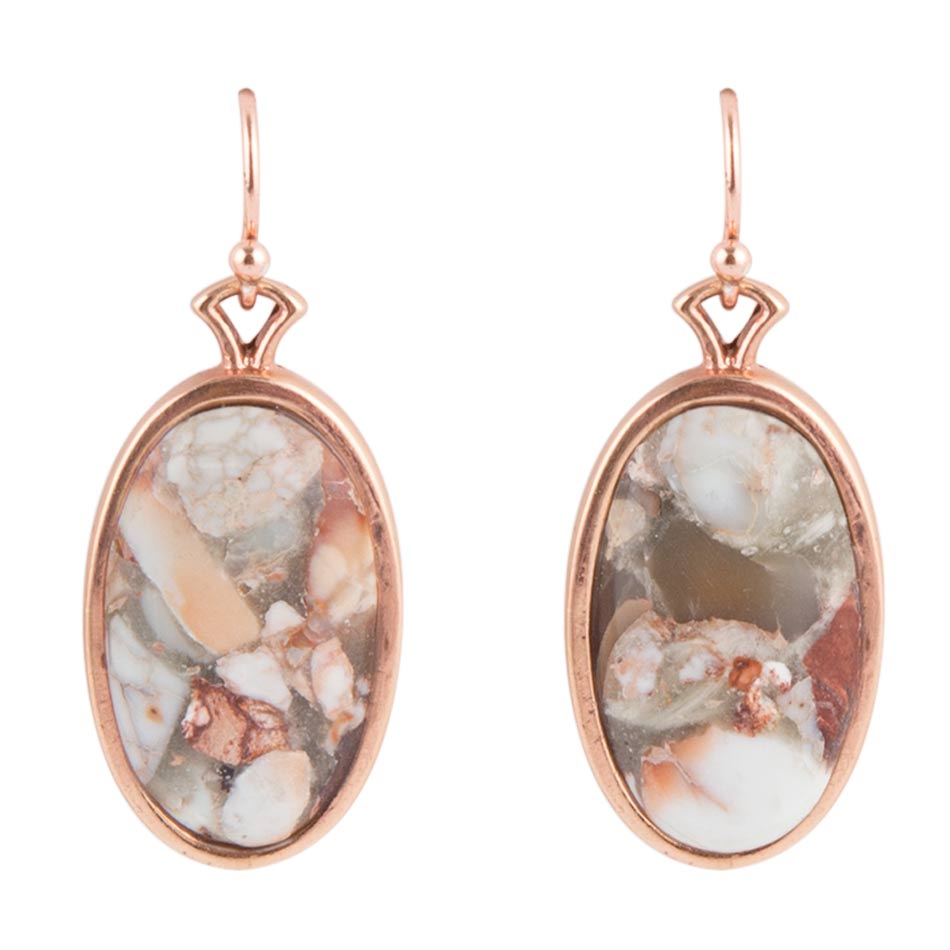 Mixed Mauve Matrix Earrings - Barse Jewelry