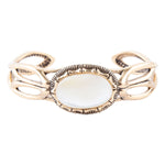 Mother of Pearl and Bronze Cuff Bracelet - Barse Jewelry