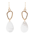Mother of Pearl and Bronze Drop Earring - Barse Jewelry