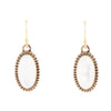Mother of Pearl and Bronze Drop Earrings - Barse Jewelry