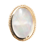 Mother of Pearl and Bronze Oval Ring - Barse Jewelry