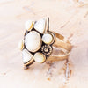 Mother of Pearl Multi Stone Statement Ring - Barse Jewelry