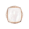 Mother of Pearl Square Bronze Ring - Barse Jewelry