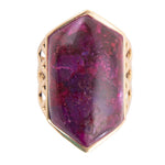 Motif Purple Turquoise and Bronze Ring - Barse Jewelry