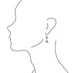 Multi-Shape Malachite Earrings - Barse Jewelry