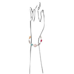 Multi Stone and Sterling Leaf Bracelet - Barse Jewelry