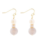 Natural Agate Drop Earrings - Barse Jewelry