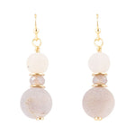 Natural Agate Drop Earrings - Barse Jewelry