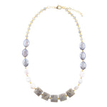 Noche Pearl and Labradorite Necklace - Barse Jewelry