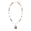Noche Pearl and Labradorite Pendant Necklace - Barse Jewelry