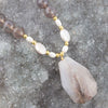 Noche Pearl and Labradorite Pendant Necklace - Barse Jewelry