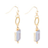 Nordic Grey Crystal Drop Earring - Barse Jewelry