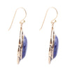 Nova Lapis and Bronze Earrings - Barse Jewelry