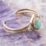 Nova Turquoise and Bronze Cuff Bracelet - Barse Jewelry