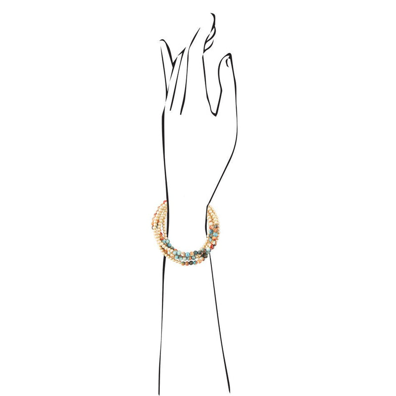 Ocean Jade Multi Strand Bracelet - Barse Jewelry