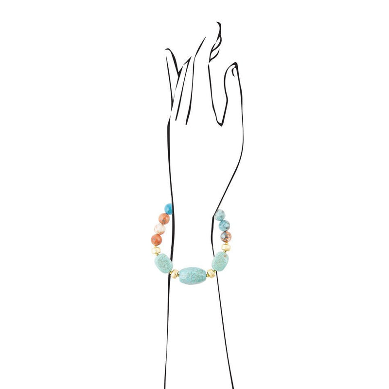Ocean Jade Turquoise Bracelet - Barse Jewelry