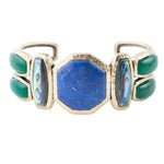 Odyssey Lapis Multi-Stone Cuff Bracelet - Barse Jewelry