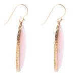 Odyssey Long Pink Opal and Bronze Earrings - Barse Jewelry
