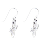 Open Arms Mother of Pearl Cross Earrings - Barse Jewelry