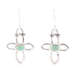 Open Arms Turquoise Cross Earrings - Barse Jewelry
