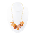 Orange Jasper Slab Necklace - Barse Jewelry
