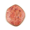 Orange Sponge Coral Abstract Statement Ring - Barse Jewelry