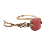 Ornate Carnelian Cuff Bracelet - Barse Jewelry