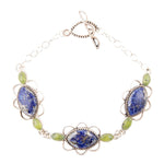 Oxford Lapis and Jade Bracelet - Barse Jewelry