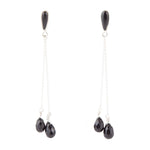 Palios Black Onyx Cascade Post Earrings - Barse Jewelry