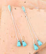 Palios Turquoise Cascade Post Earrings - Barse Jewelry