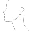 Peaceful Pastel Drop Earrings - Pink & Yellow - Barse Jewelry