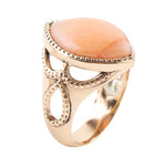 Peach Aventurine and Bronze Ring - Barse Jewelry