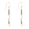 Peach Aventurine and Yellow Jade Drop Earrings - Barse Jewelry