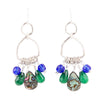 Peacock Abalone Drop Earrings - Barse Jewelry