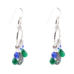 Peacock Abalone Drop Earrings - Barse Jewelry