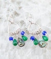 Peacock Abalone Drop Earrings - Barse Jewelry